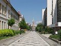 Setalo utca - tavolban a Szent Erzsebet templom